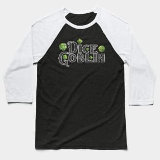 Dice Goblin Forest Green Dice Baseball T-Shirt